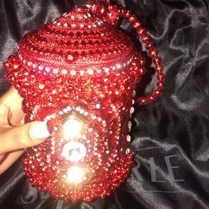 Jennifer Le Red Cairo Bag